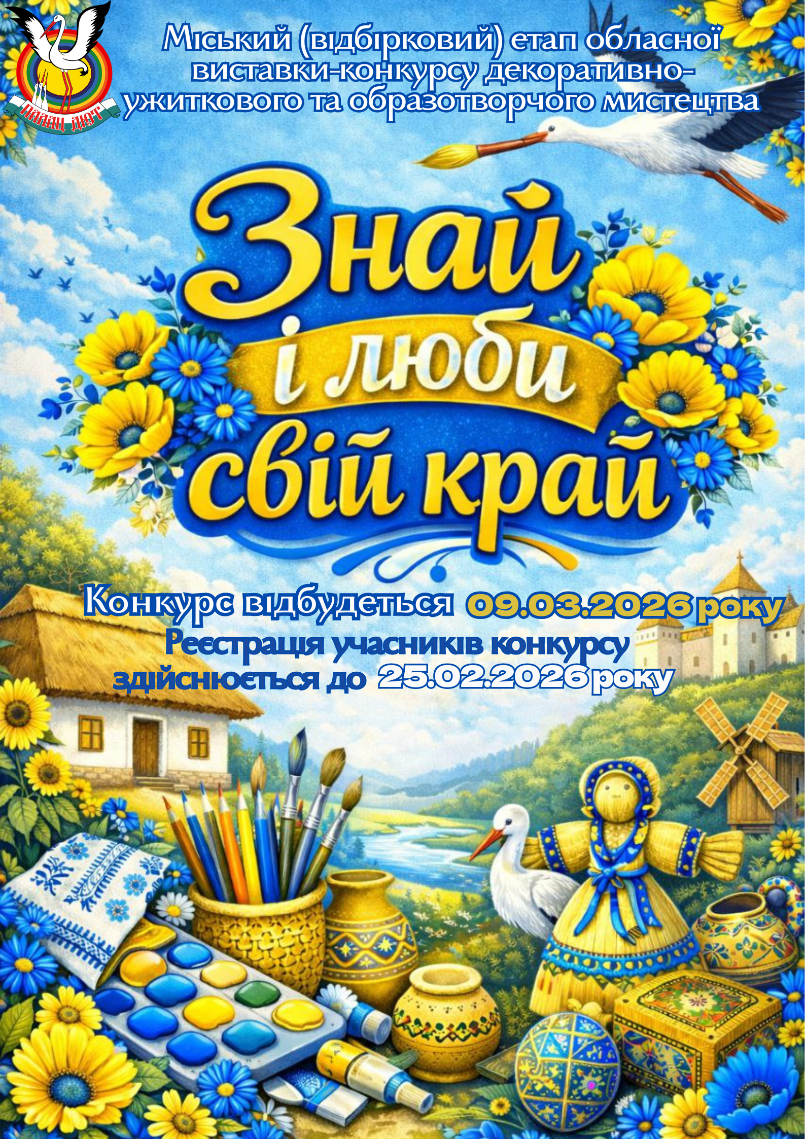 Міський (відбірковий) етап обласної виставки-конкурсу декоративно-ужиткового та образотворчого мистецтва ''Знай і люби свій край''